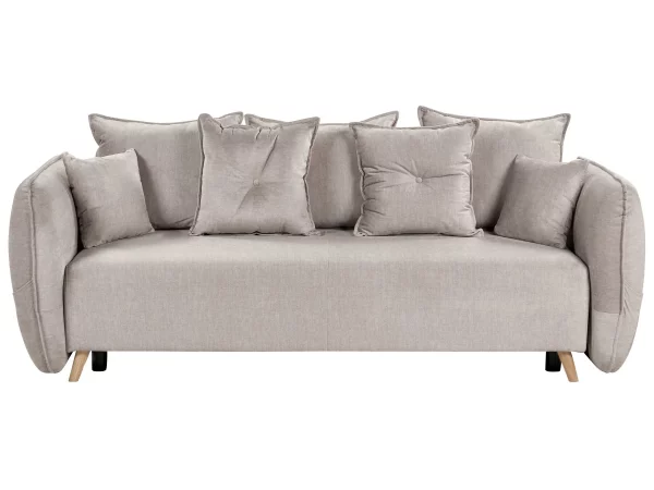 Sofa bed VALLANES, taupe DEF