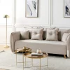 Sofa bed VALLANES, taupe DEF