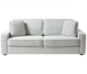 Sofá de 3 lugares cinzento claro FALUN