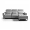 Chaise longue relax elétrica SALMA dereita 4 lugares cinza