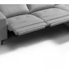 Chaise longue relax elétrica SALMA dereita 4 lugares cinza