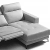 Chaise longue relax elétrica SALMA dereita 4 lugares cinza