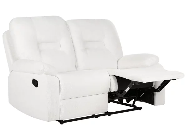 Fabric 2 Seater Sofa BERGEN White DEF