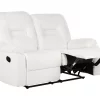 Fabric 2 Seater Sofa BERGEN White DEF
