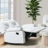 Fabric 2 Seater Sofa BERGEN White DEF