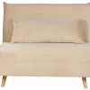 Sofa Bed SETTEN Velvet Beige DEF