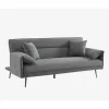 Sofá cama 3 lugares EIDEN cor cinza