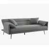 Sofá cama 3 lugares EIDEN cor cinza