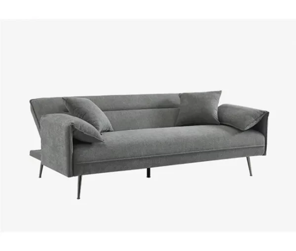 Sofá cama 3 lugares EIDEN cor cinza