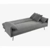 Sofá cama 3 lugares EIDEN cor cinza