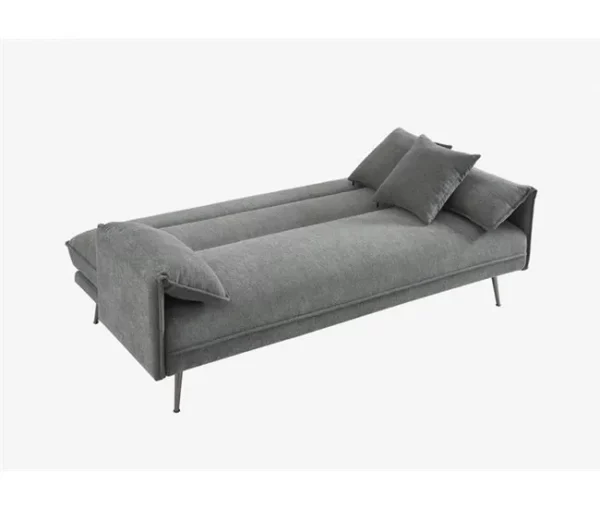Sofá cama 3 lugares EIDEN cor cinza