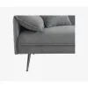 Sofá cama 3 lugares EIDEN cor cinza