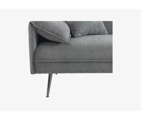 Sofá cama 3 lugares EIDEN cor cinza