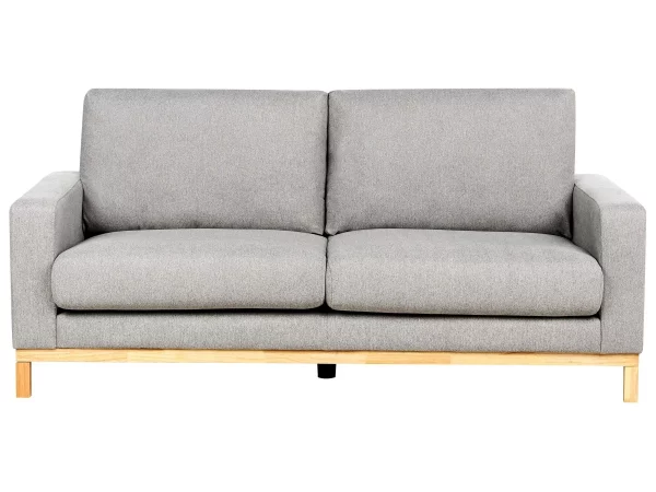 2 Seater Fabric Sofa Grey SIGGARD,DEF