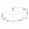 Middle Seat ARDAL, beige