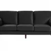 Sofa LOKKA, 3 sitzer schwarz CH