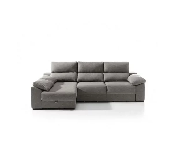 Chaise longue KLEE esquerda 4 lugares vison