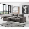 Chaise longue KLEE esquerda 4 lugares vison