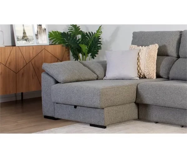 Chaise longue KLEE esquerda 4 lugares vison
