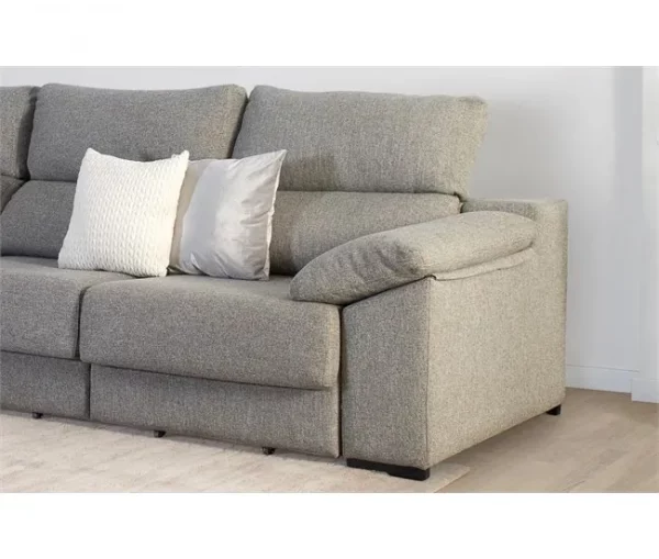 Chaise longue KLEE esquerda 4 lugares vison