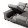 Chaise longue KLEE esquerda 4 lugares vison