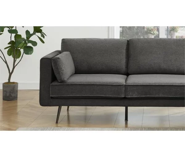 Chaise longue 4 lugares COSMO dereita cinza