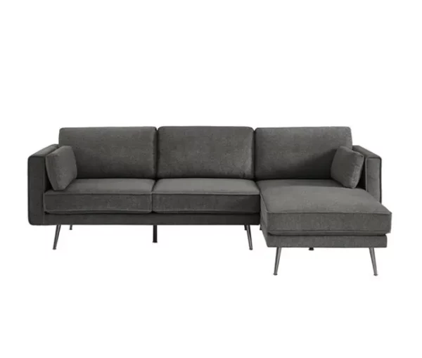 Chaise longue 4 lugares COSMO dereita cinza