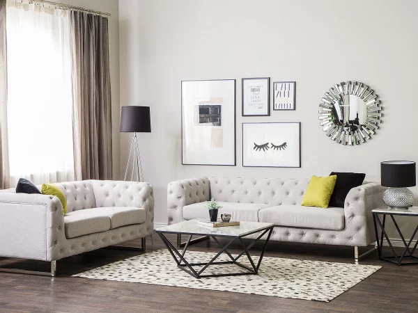 Sofa Set VISSLAND, Beige CH