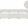 Sofa FALSTERBO 3 seater corduroy white DEF