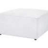 Chaise-longue em bombazine branco sujo LEMVIG