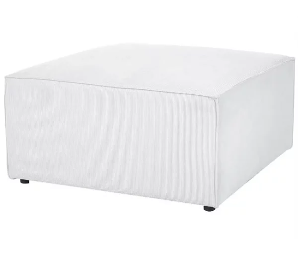Chaise-longue em bombazine branco sujo LEMVIG