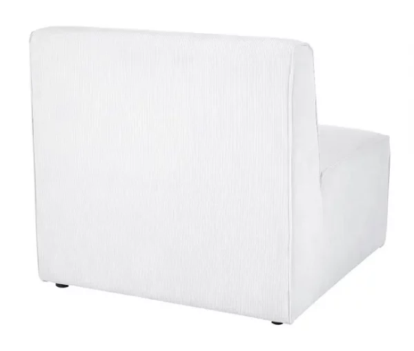 Chaise-longue em bombazine branco sujo LEMVIG