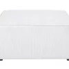Chaise-longue em bombazine branco sujo LEMVIG