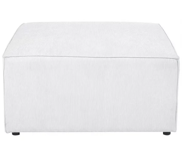 Chaise-longue em bombazine branco sujo LEMVIG