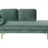 Chaiselongue MIRAMAS links mintgrün CH