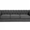 3-Sitzer CHESTERFIELD Grau CH.