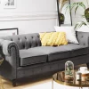 3-Sitzer CHESTERFIELD Grau CH.
