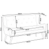 Sofa SKIBBY schwarz CH