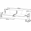Sofa MATILA, Light Beige, DEF