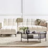 RH Corner Sofa, ALNES, Boucle, White, DEF