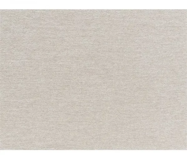 Sofá de canto 3 lugares em tecido creme à direita VERNON
