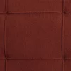 Chaise longue LOIRET, red, fabric DEF