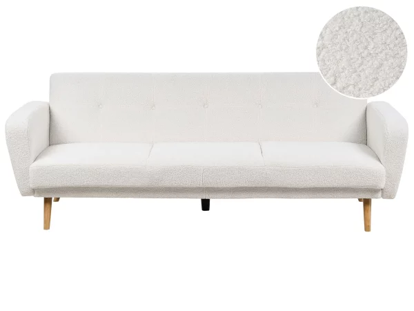 3 Seater, FLORLI, White Boucle, DEF