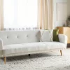3 Seater, FLORLI, White Boucle, DEF