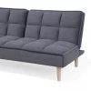 Sofá-cama cinzento escuro SILJAN