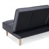 Sofá-cama cinzento escuro SILJAN