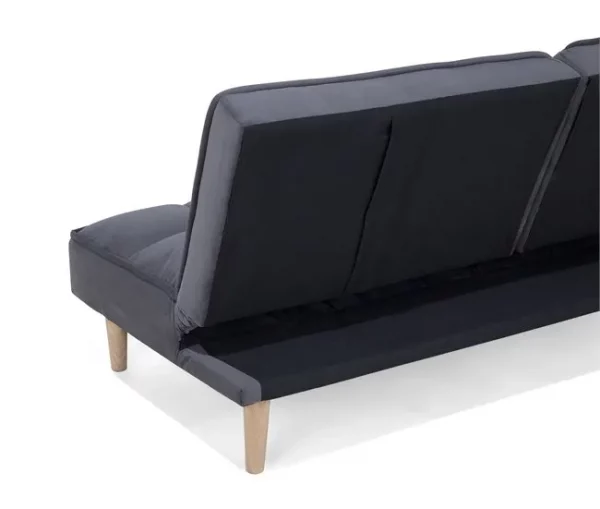 Sofá-cama cinzento escuro SILJAN