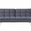 Sofá-cama cinzento escuro SILJAN