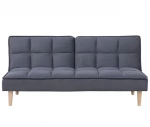 Sofá-cama cinzento escuro SILJAN