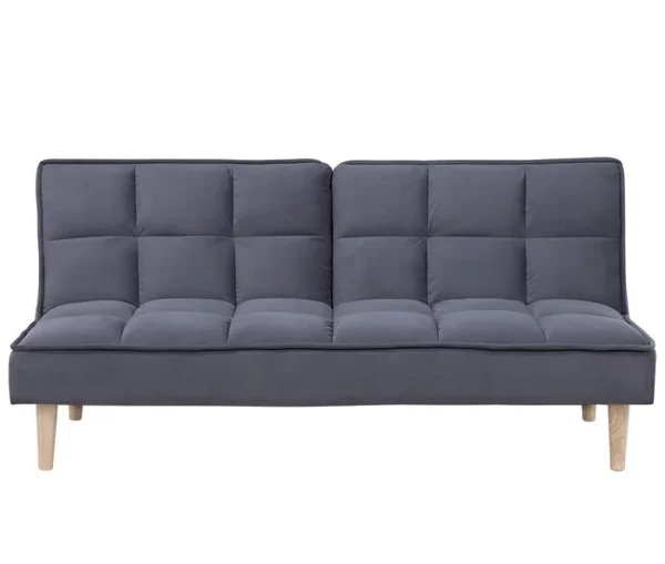 Sofá-cama cinzento escuro SILJAN